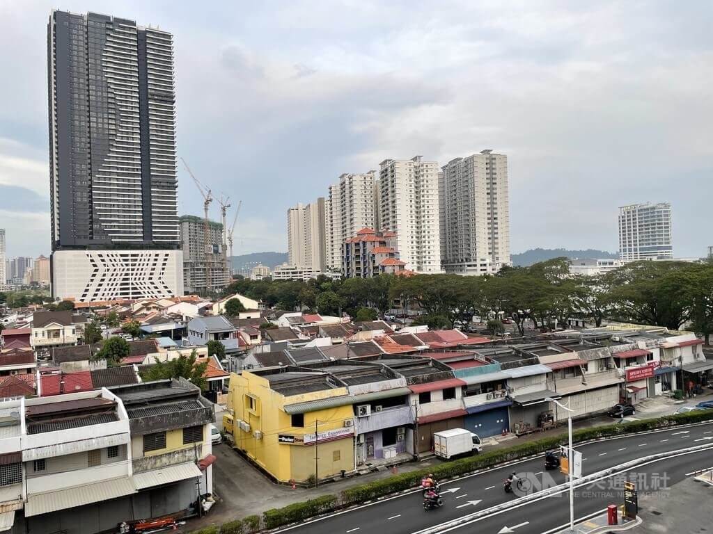 圖為檳城市區。（中央社檔案照片）