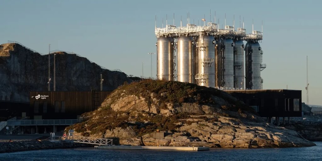 圖為北極光計畫在挪威的碳捕捉與封存設施。（圖取自Equinor網頁equinor.com）