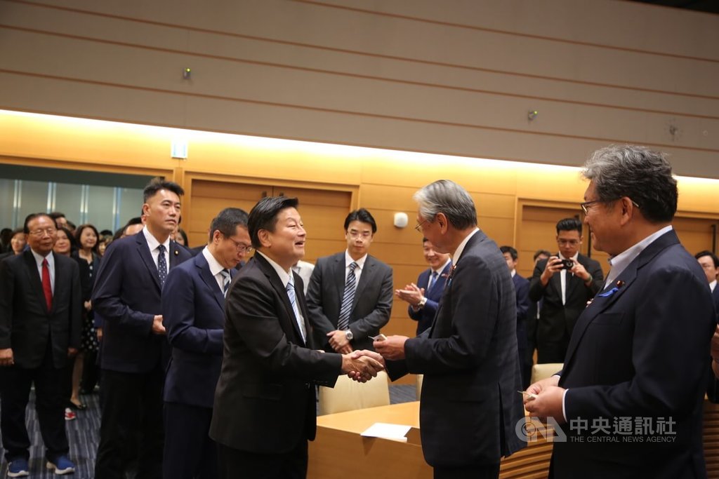 傅崐萁等27位藍委訪日本眾議院　日華懇歡迎