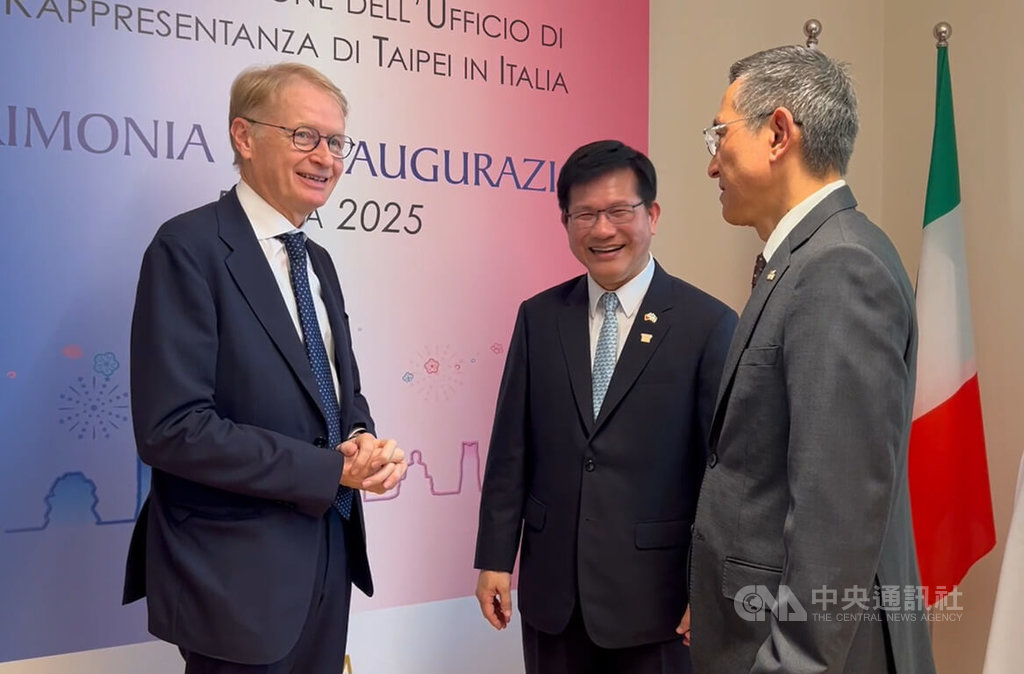 林佳龍訪問義大利　與義國議員互動熱絡