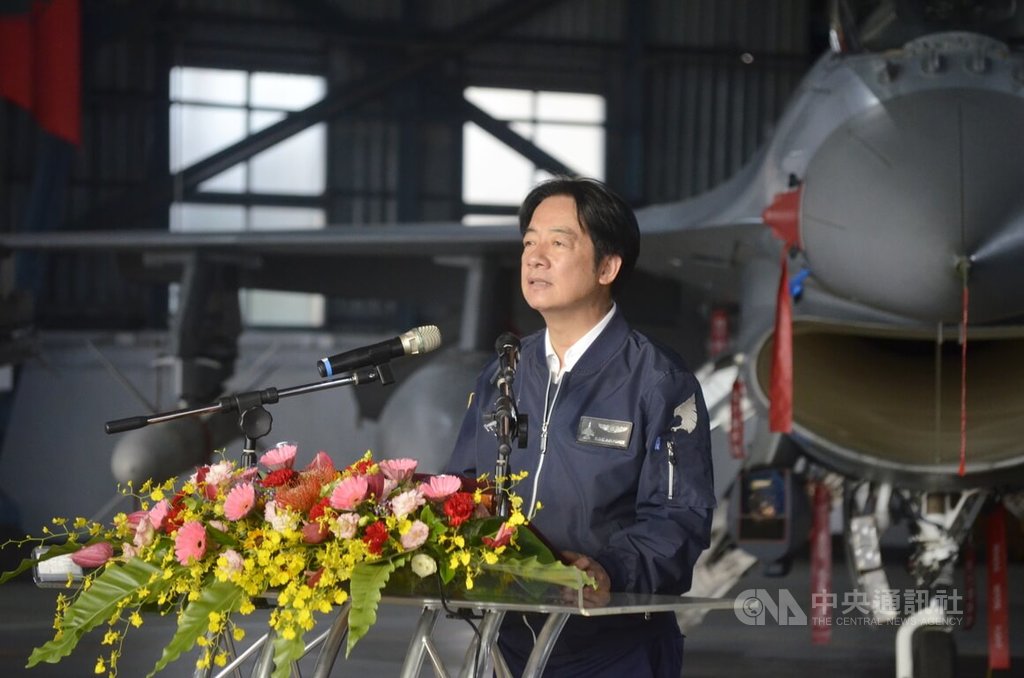 賴總統：國防預算2030年前將達GDP的5%