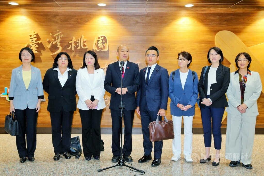 韓國瑜：希望花蓮鄉親從風災中重新站起
