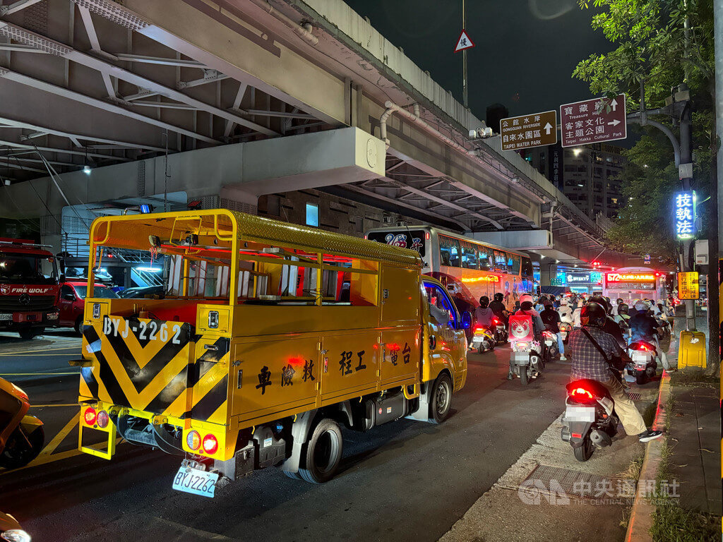 公館圓環改正交路口首遇上班日　下班尖峰壅塞