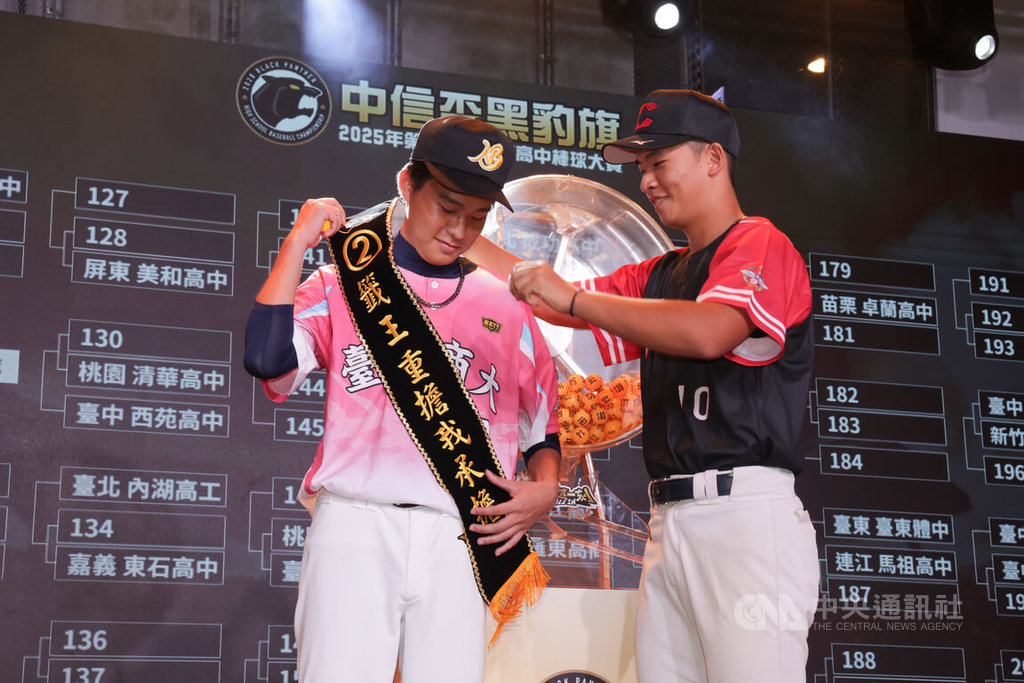 黑豹旗青棒賽　台北商大抽中「籤王」（2）