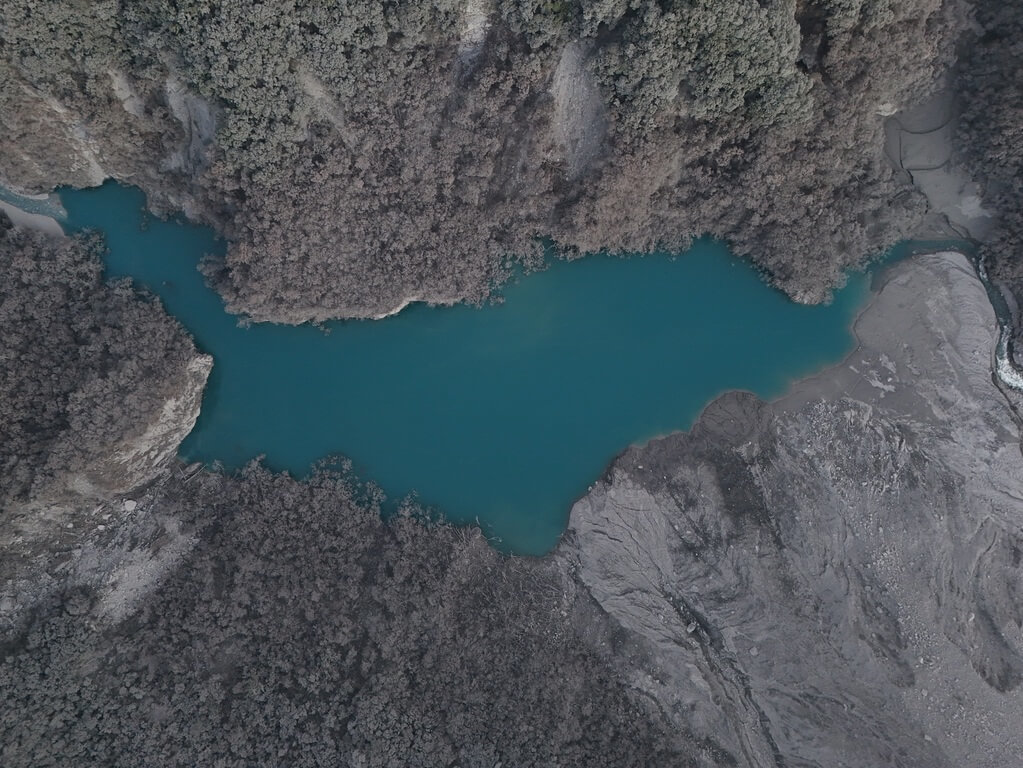 馬太鞍溪堰塞湖仍維持紅色警戒