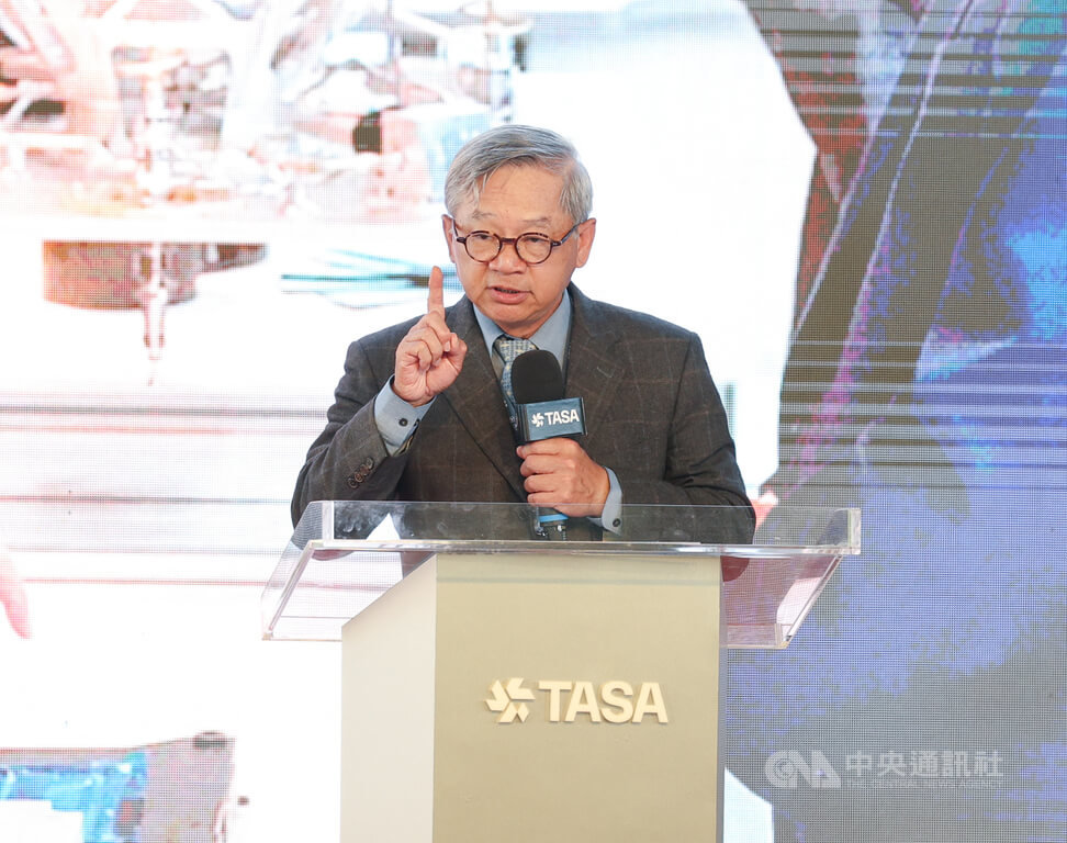 首自製衛星星系福衛八號起運  吳誠文致詞