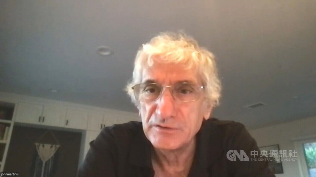 諾貝爾物理學獎得主馬丁尼斯接受中央社訪問