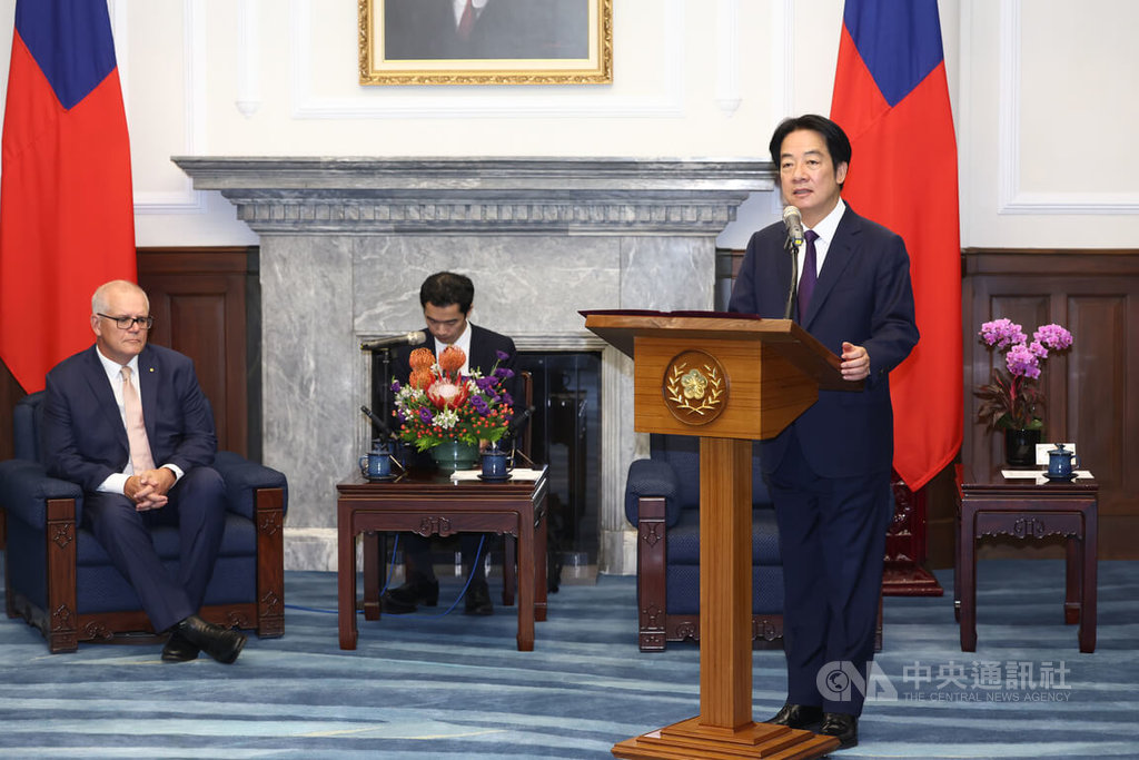 接見台北安全對話與會外賓　賴總統致詞（2）