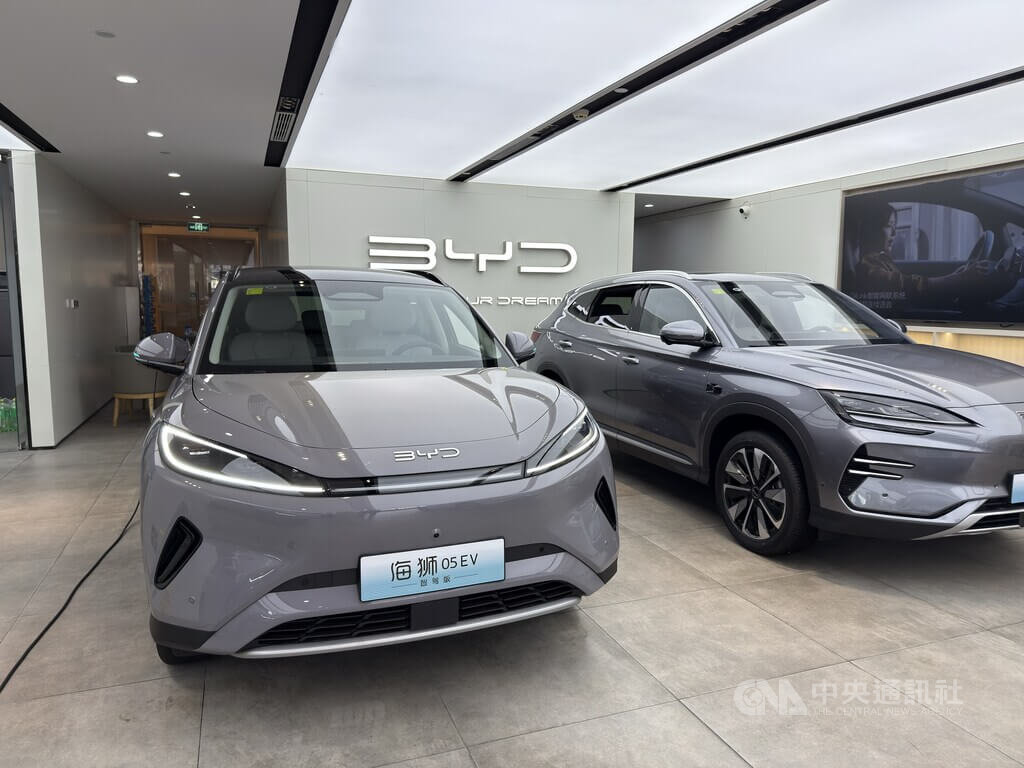 中國電動車龍頭比亞迪車款