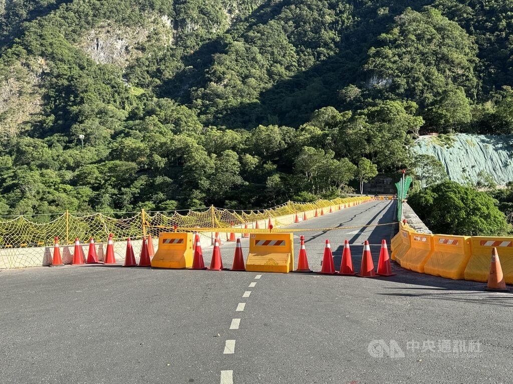 立霧溪堰塞湖　太魯閣錦文橋封閉