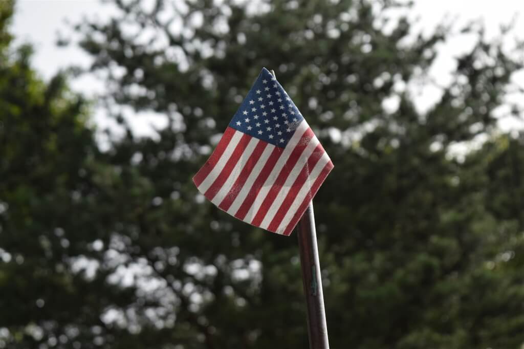 美國國旗。(圖取自Unsplash圖庫)