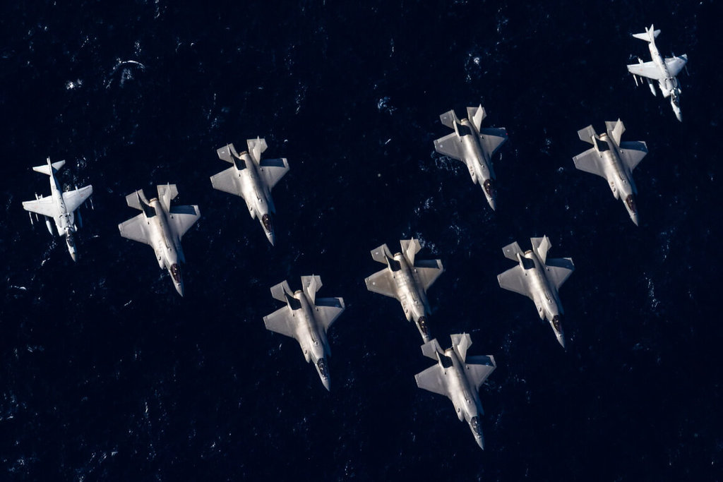 英國義大利F-35戰機操演　提升協同作戰能力