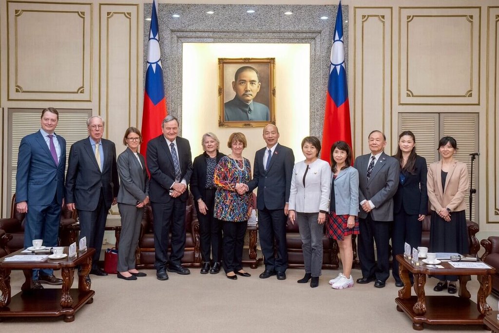 韓國瑜接見美智庫　盼深入傾聽台灣人民聲音