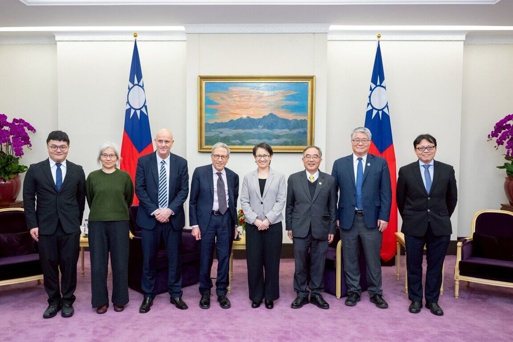 副總統接見諾貝爾經濟學獎得主 盼透過交流精進政策