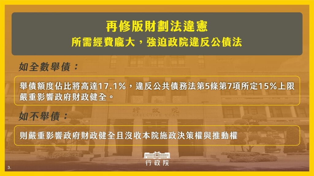創憲政首例!卓榮泰宣布「不副署財劃法」_img_2