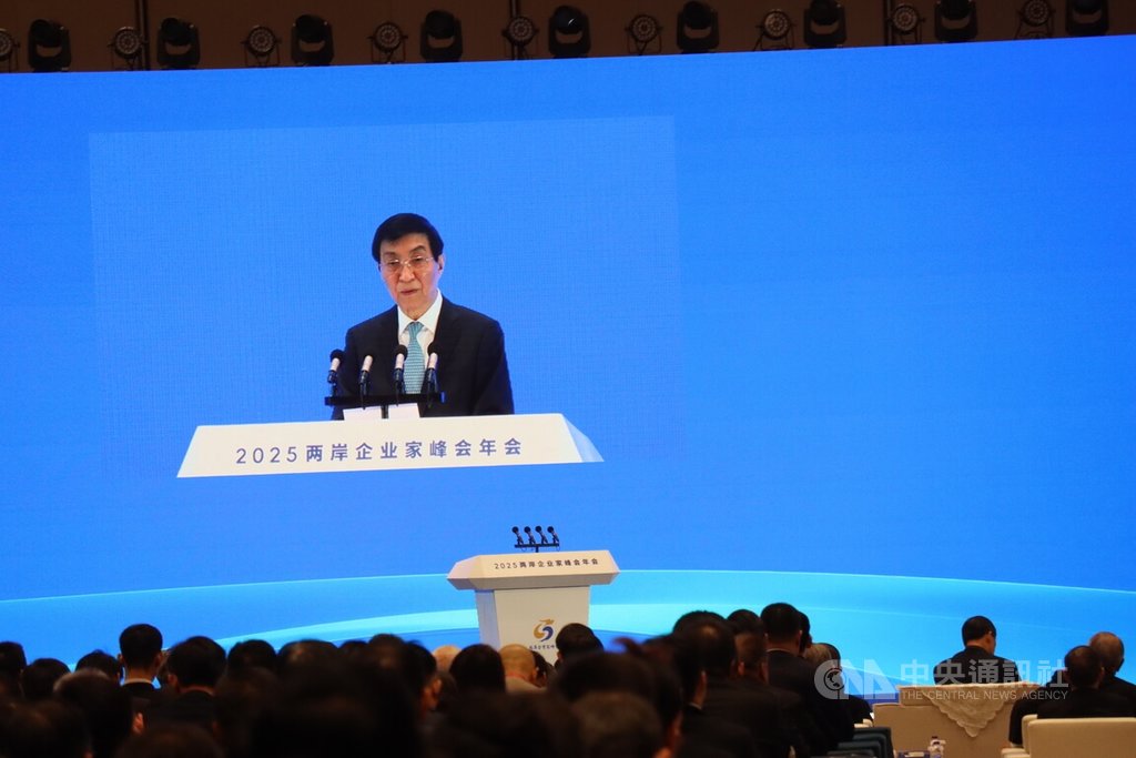 兩岸企業家峰會開幕 王滬寧出席致詞