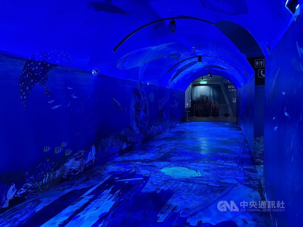 十三行博物館水下考古展推出沉浸式海底隧道