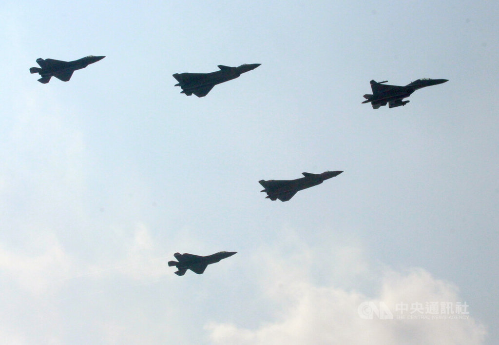 共軍主力戰機編隊