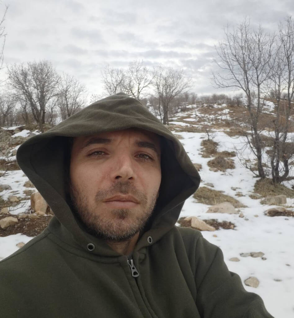 旅台15年庫德族青年易馬丁接受中央社視訊訪問