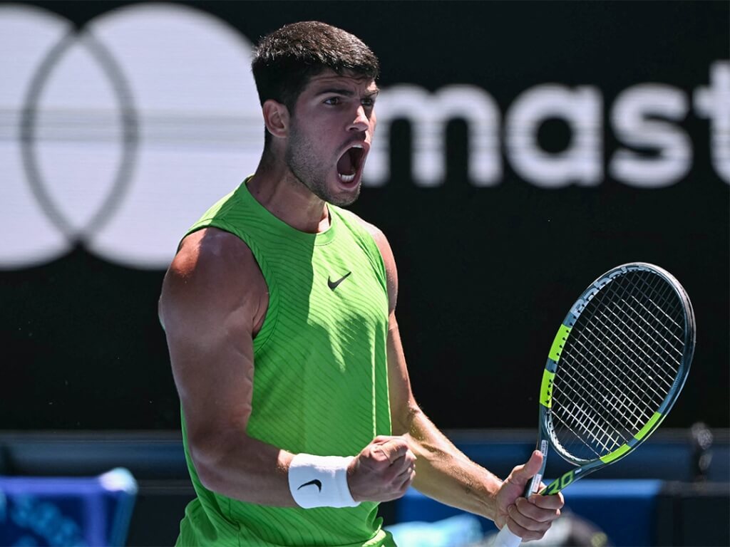 艾卡拉茲晉澳網第3輪生涯大滿貫再邁一步| 運動| 中央社CNA