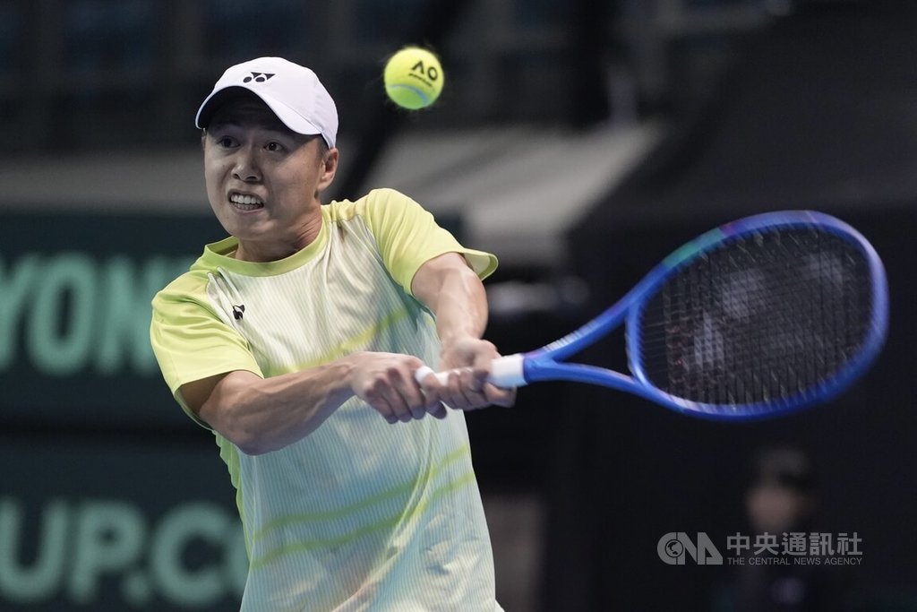 台維斯盃一級升降賽　黃琮豪單打吞敗（3）