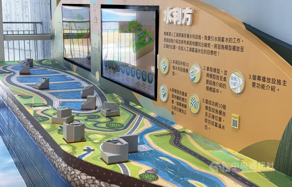 鳥嘴潭人工湖水資源教育館　設互動裝置