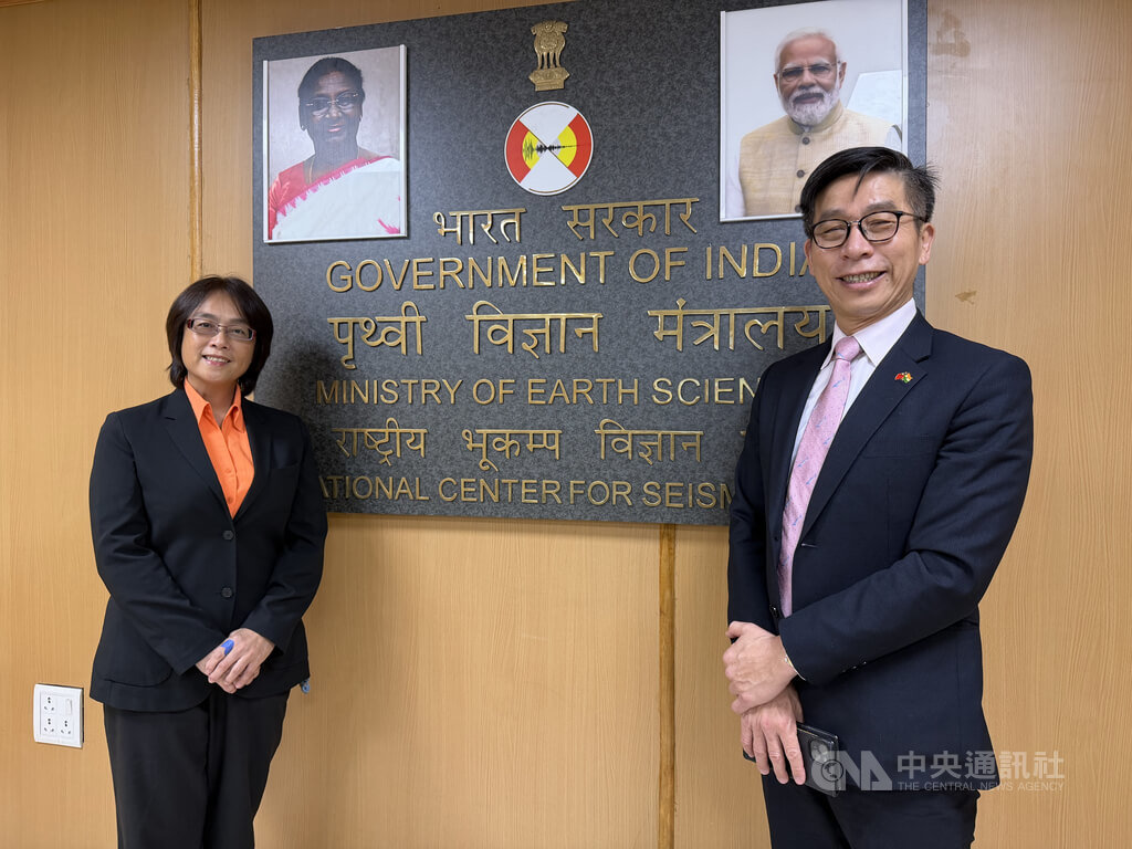 立委訪印度國家地震中心　見證台灣印度合作成果