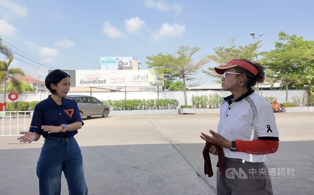 泰國眾議員沙西南視察加油站