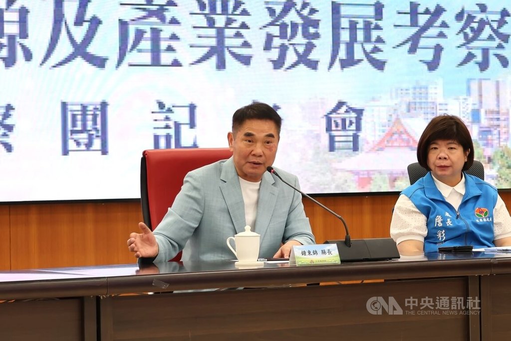 苗縣攜手企業考察日本　鍾東錦說明成果（2）