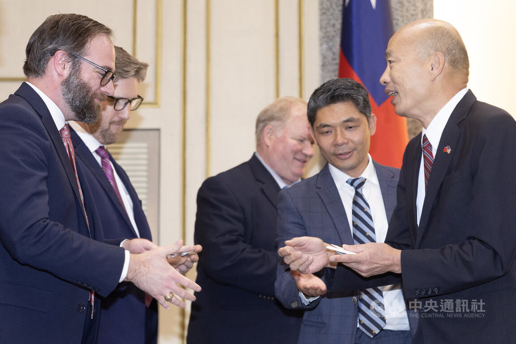 韓國瑜接見美國智庫學者訪團（1）