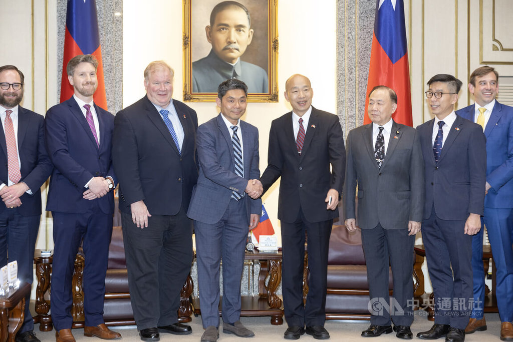 韓國瑜接見美國智庫學者訪團（2）