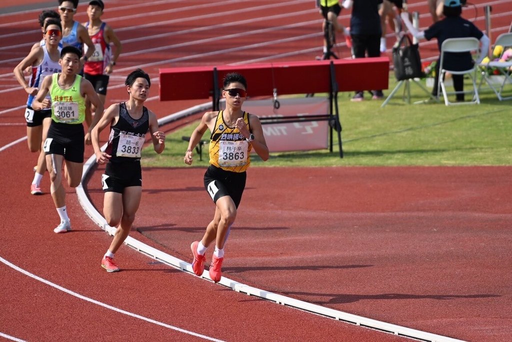 全中運　金門林于辛國男組1500公尺奪金