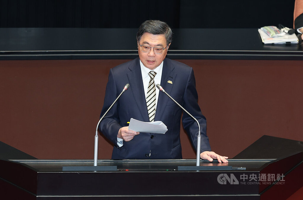 卓榮泰立院報告中央政府總預算案（1）