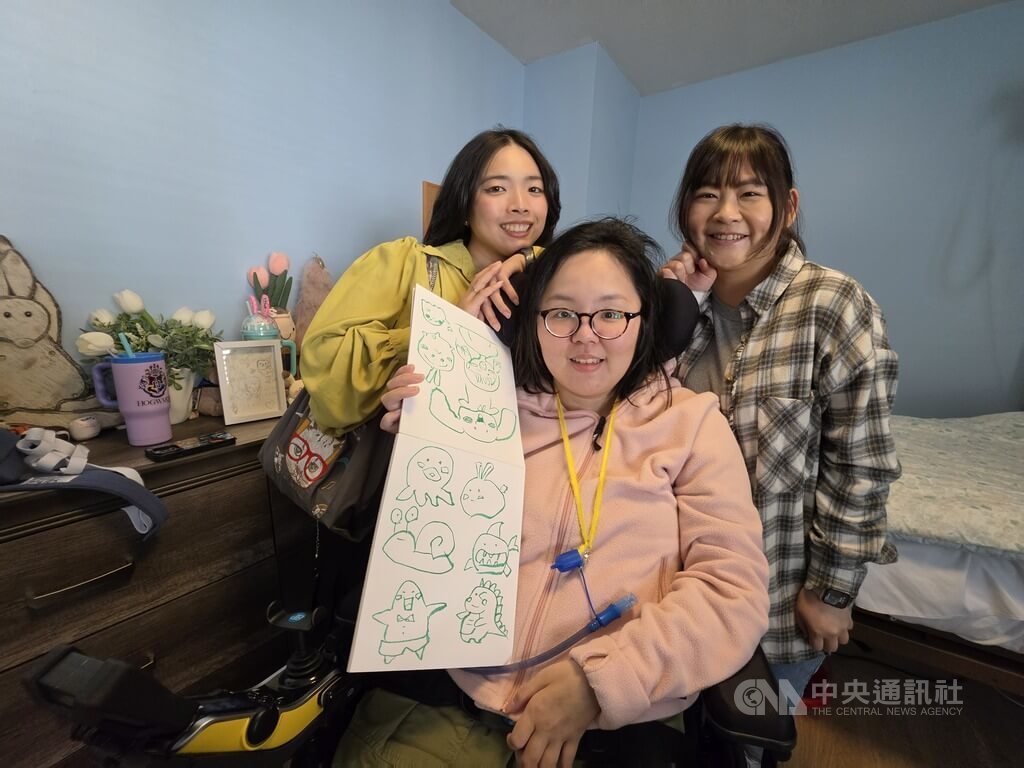 在溫哥華汽車撞人悲劇中倖存的王丰很喜歡畫畫