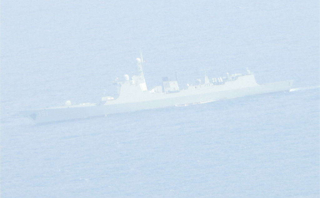 共艦澎湖西南海域活動　國軍監控（2）