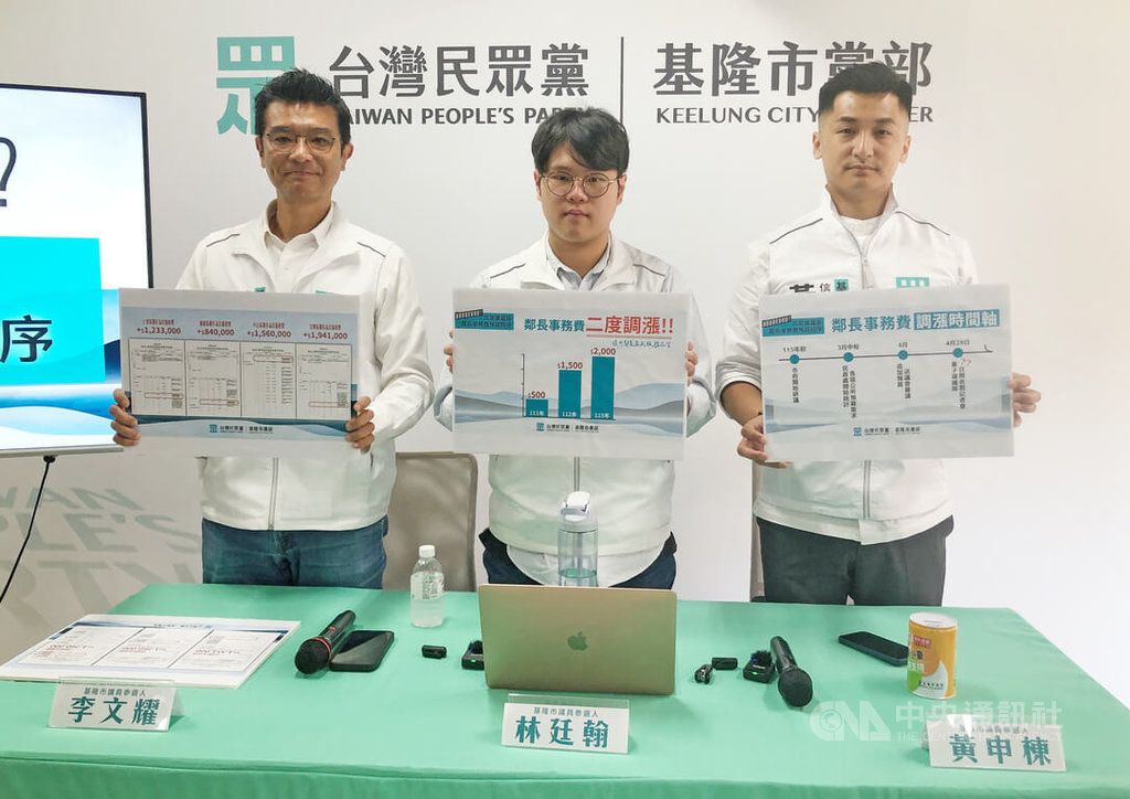 童子瑋提鄰長事務費月加500元　民眾黨：收割