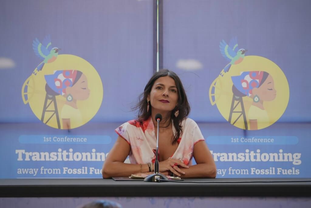 全球首場淘汰化石燃料會議在哥倫比亞登場，中國、美國與印度等國缺席。圖為哥倫比亞環境部長韋勒茲托瑞斯。（圖取自哥倫比亞環境部網頁minambiente.gov.co）