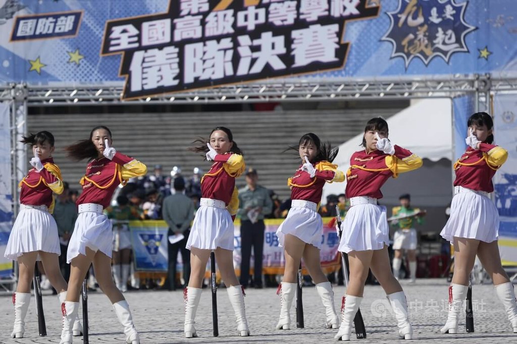 第9屆高中儀隊決賽　屏東女中獲亞軍（1）