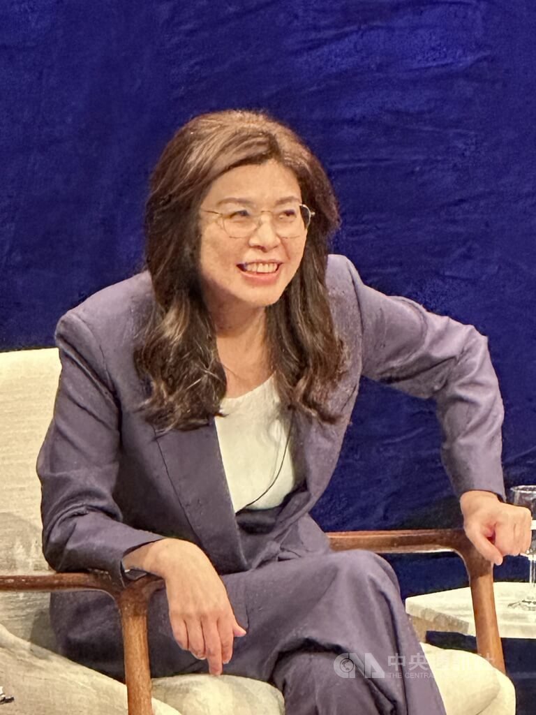 鄭麗文出席紐約智庫活動