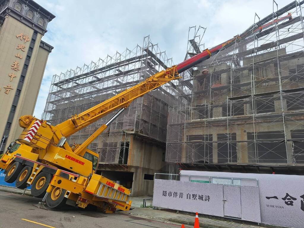 台中吊車作業時傾斜翻覆　市府依法查處要求改善
