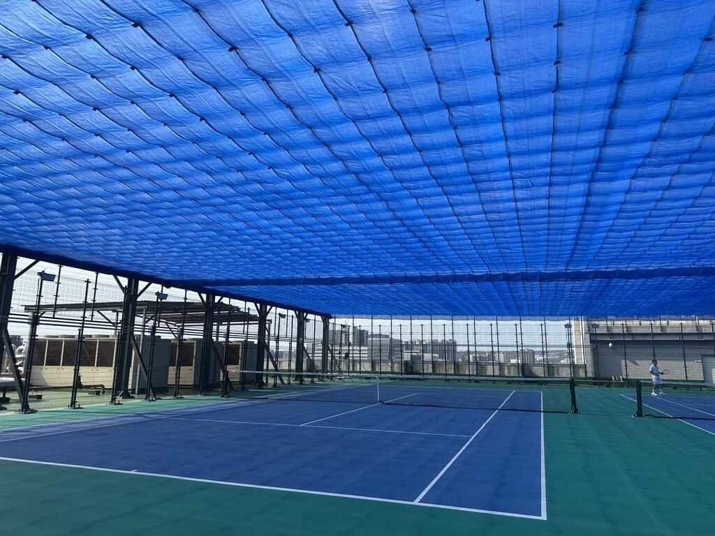 竹北空中網球場遭質疑設計不良