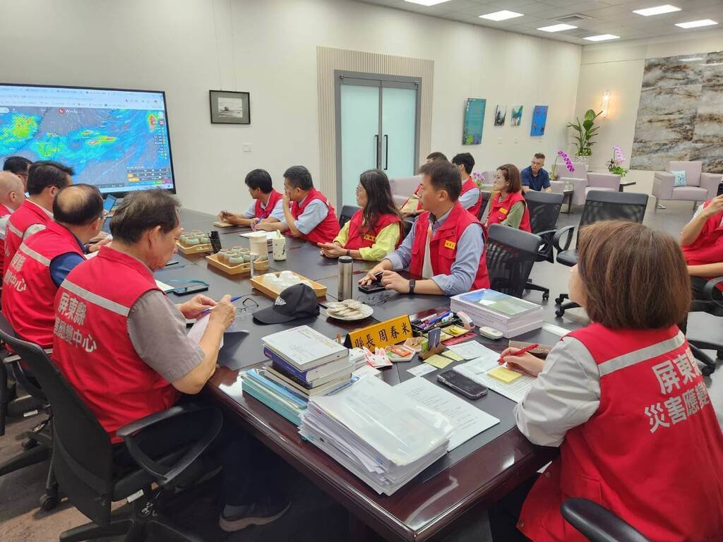 因應0625豪雨　屏東縣府啟動防救災機制