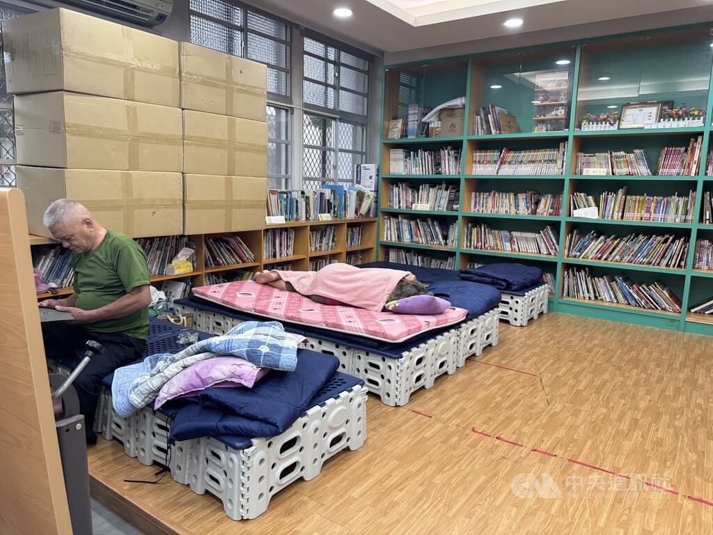 花蓮明利國小提供空間安置萬里溪堰塞湖保全戶