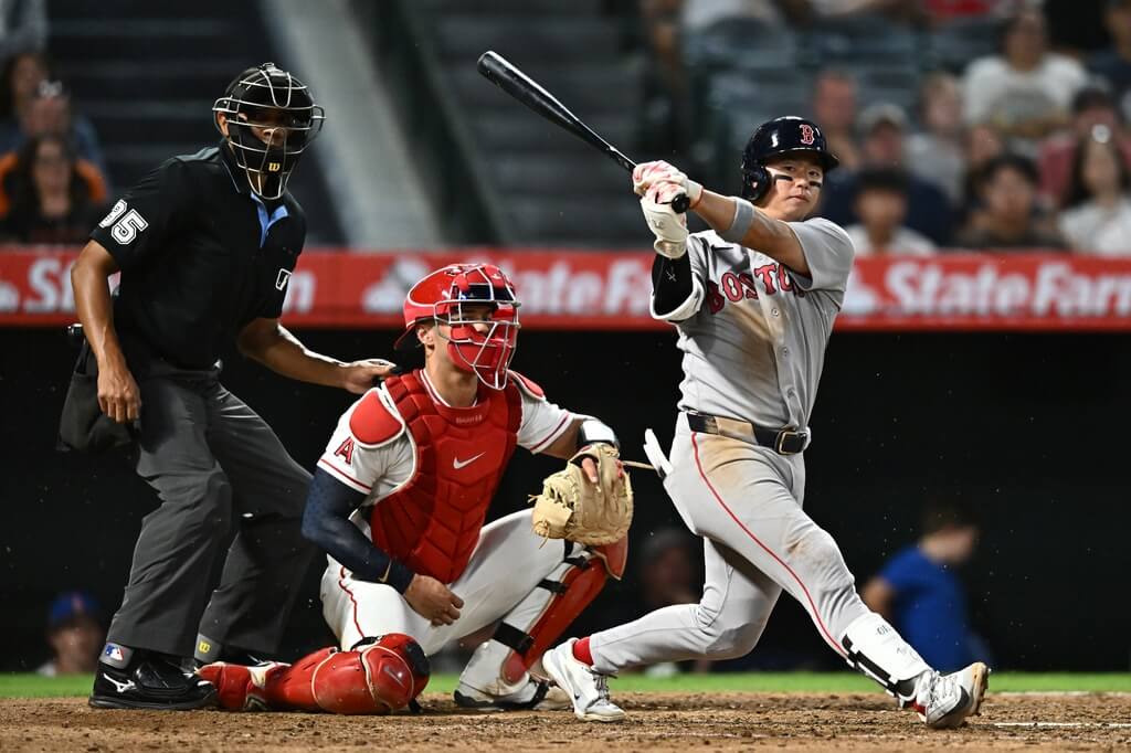 MLB鄭宗哲生涯首度單場雙安 紅襪擊敗天使3連勝