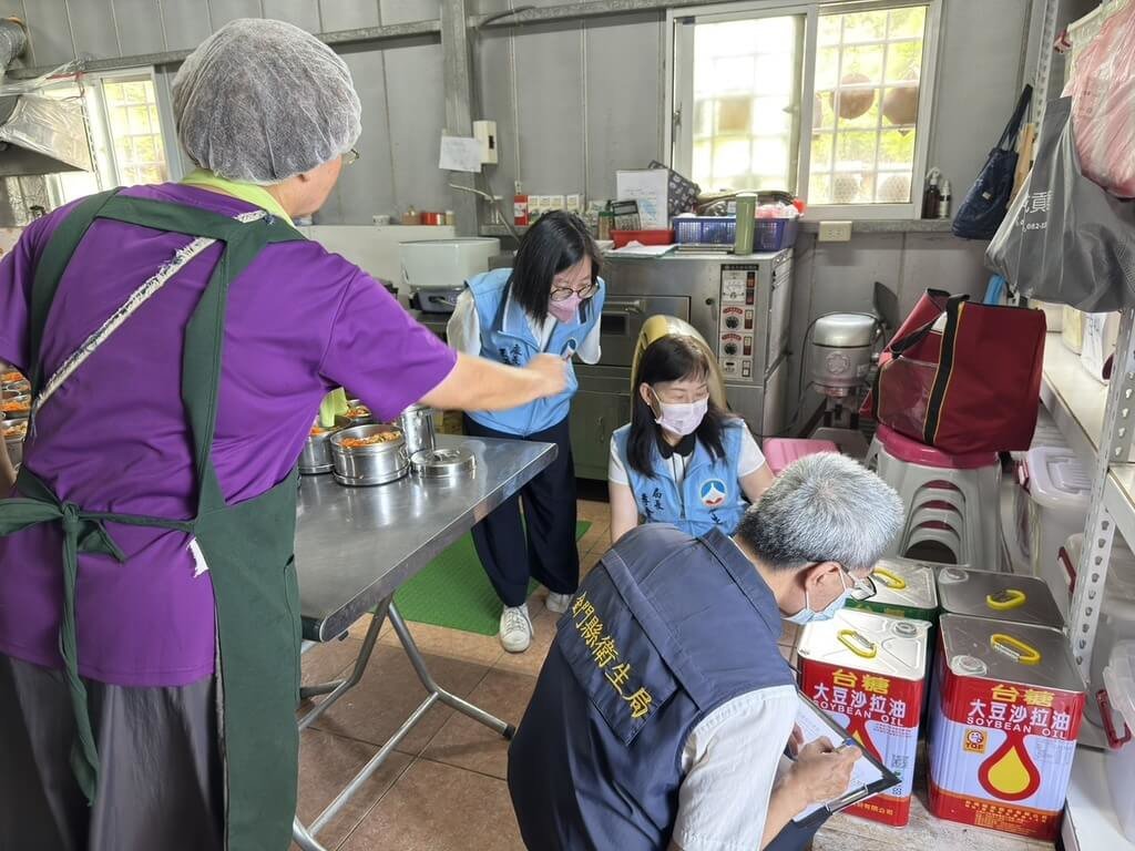 中聯油品案 金門聯合稽查校園社區等供餐場所