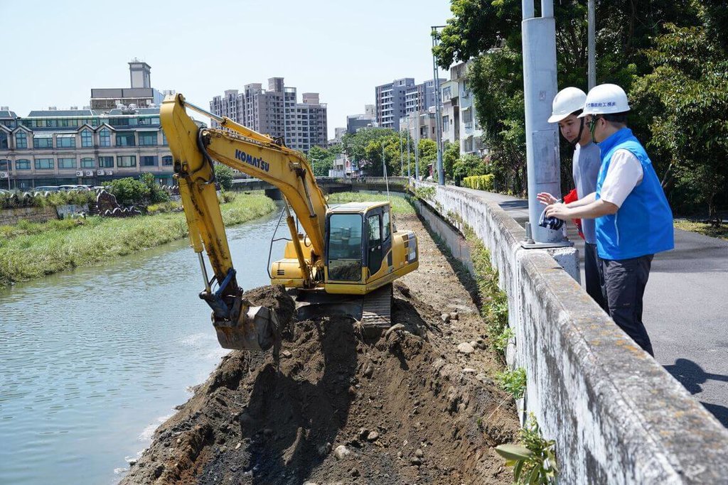 因應颱風巴威 竹縣加強排水巡查
