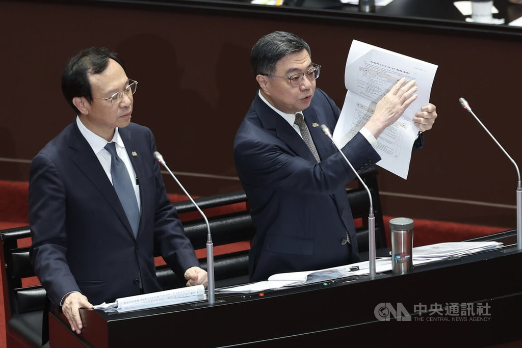 中聯油脂案　卓榮泰赴立院報告備詢