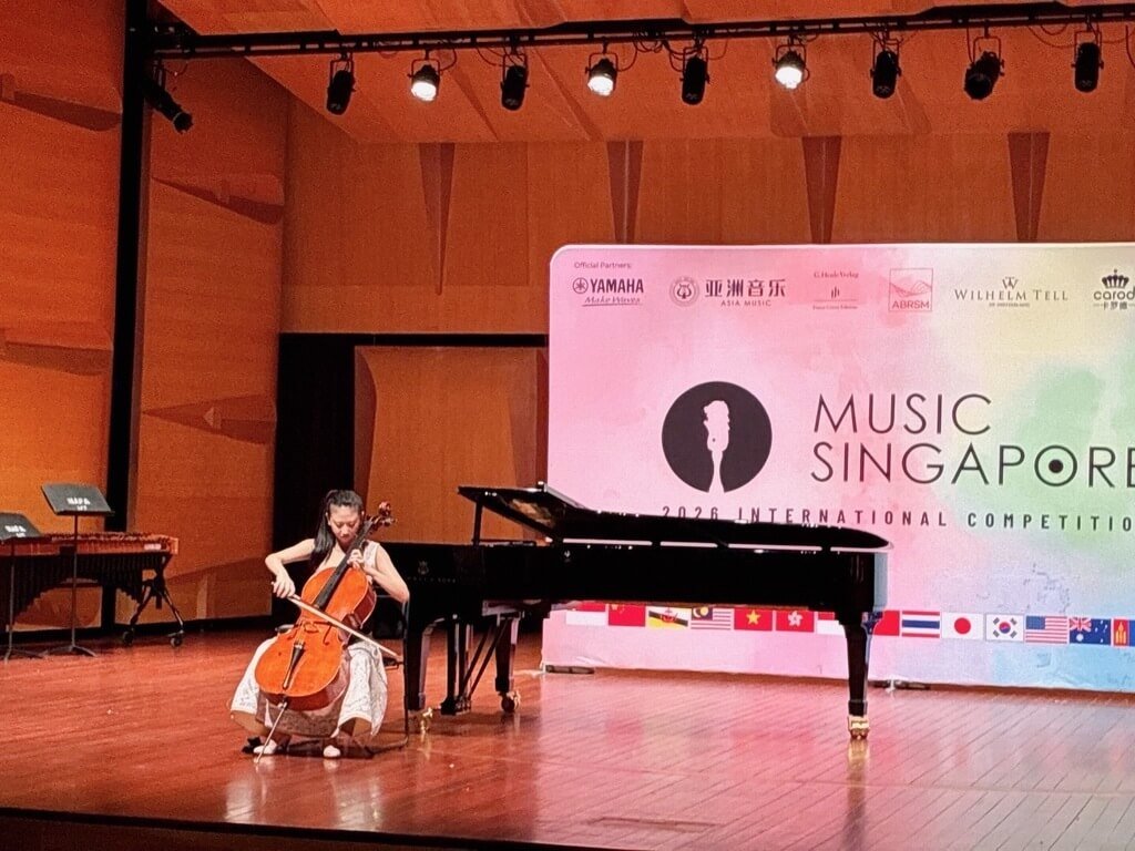 新加坡音樂賽　台灣大提琴家陳泱羽參賽