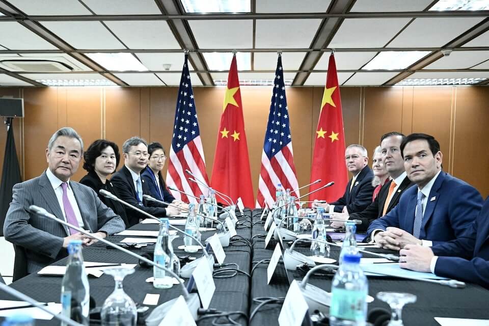 盧比歐會晤王毅 談習近平訪美、貿易、台灣等議題