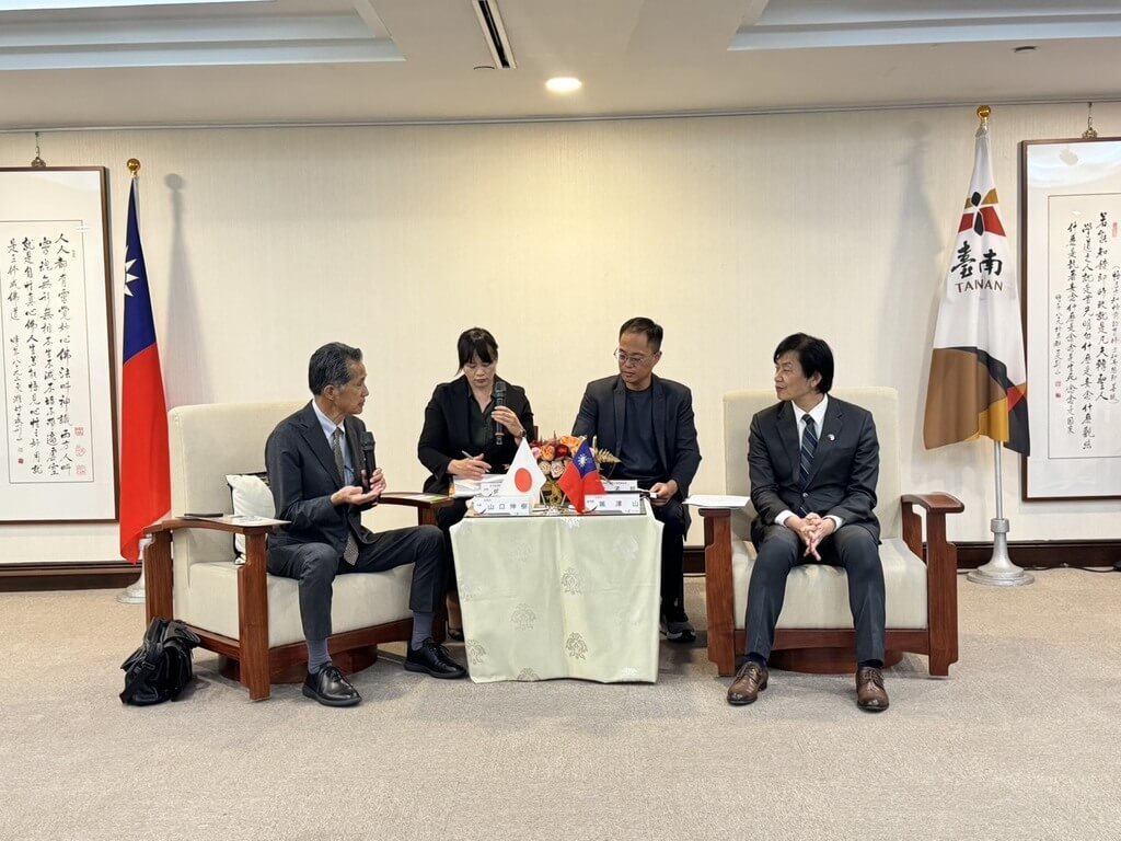 日本笠間市長拜會南市府 將推動國高中生旅行交流